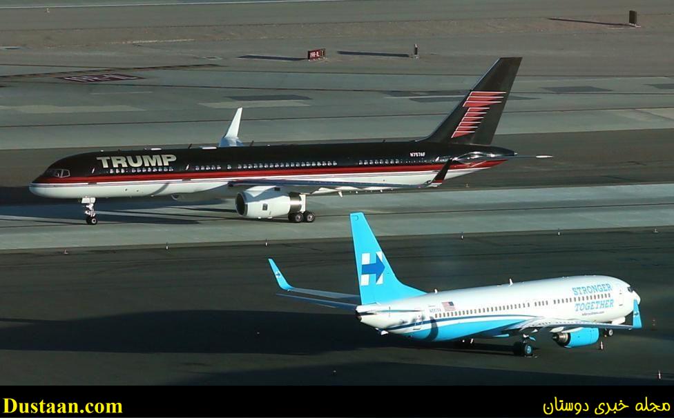 هواپیماهای شخصی کلینتون و ترامپ