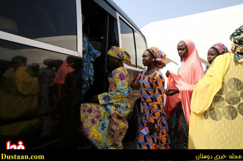 دختران آزاد شده از دست بوکوحرام‎