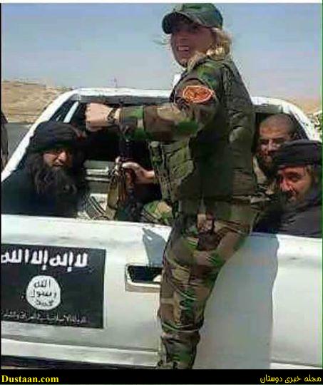 اسارت داعشی ها توسط زن کرد
