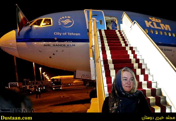 www.dustaan.com-تصاویر: نخستین پرواز هواپیمایی «KLM» به ایران