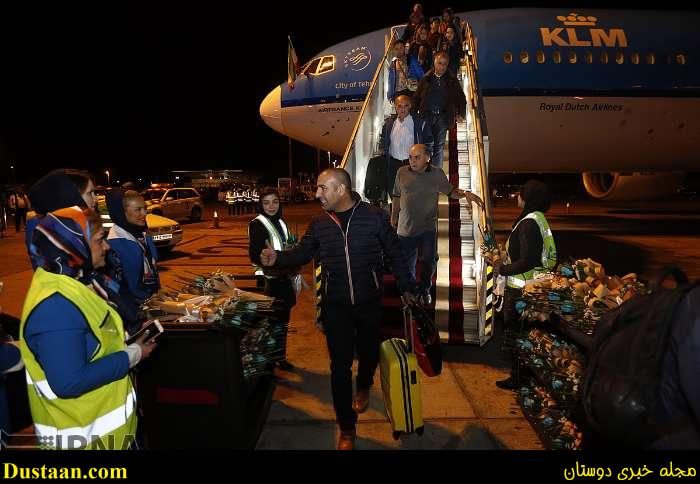 www.dustaan.com-تصاویر: نخستین پرواز هواپیمایی «KLM» به ایران