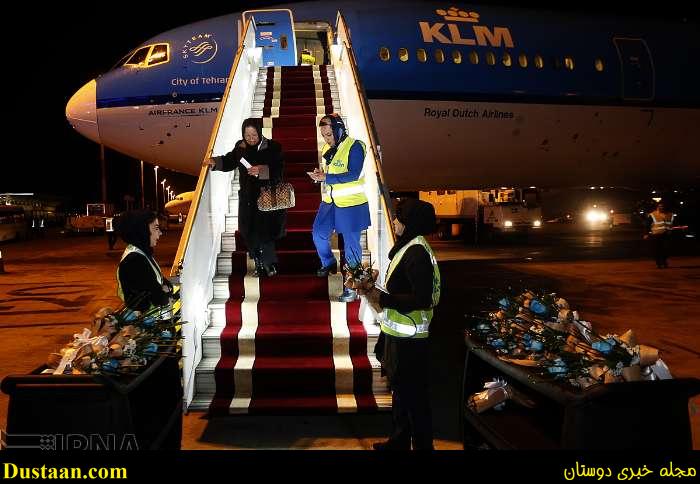 www.dustaan.com-تصاویر: نخستین پرواز هواپیمایی «KLM» به ایران