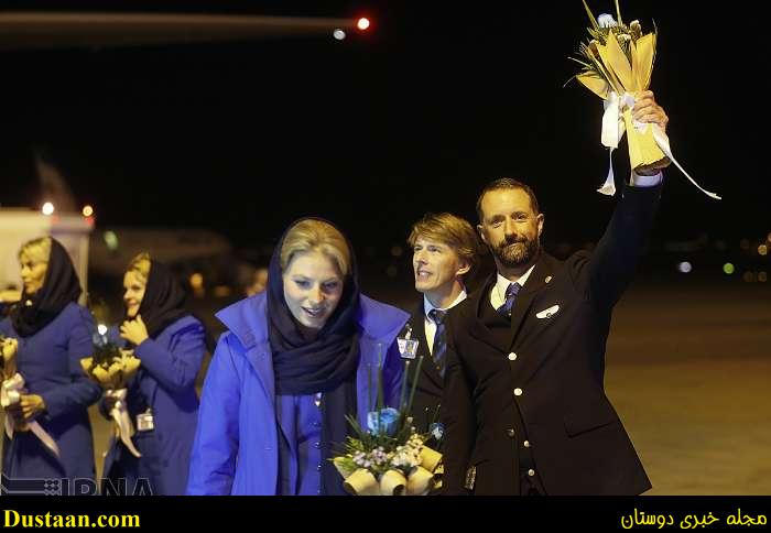 www.dustaan.com-تصاویر: نخستین پرواز هواپیمایی «KLM» به ایران