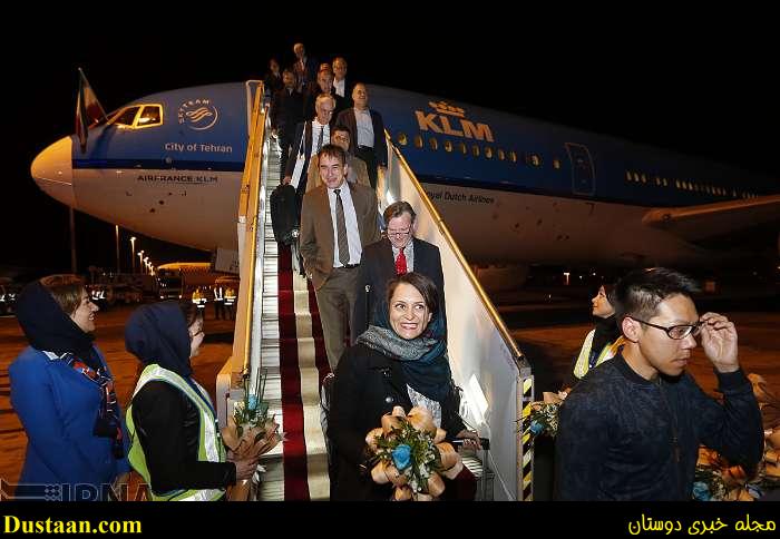 www.dustaan.com-تصاویر: نخستین پرواز هواپیمایی «KLM» به ایران