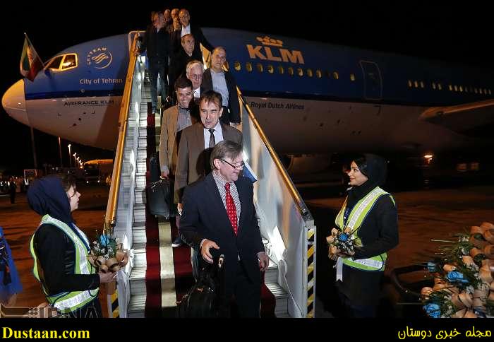 www.dustaan.com-تصاویر: نخستین پرواز هواپیمایی «KLM» به ایران