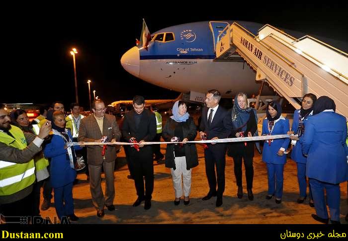 www.dustaan.com-تصاویر: نخستین پرواز هواپیمایی «KLM» به ایران