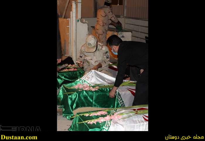 www.dustaan.com-تصاویر: ورود پیکر شهدای حادثه تروریستی کرکوک به کشور