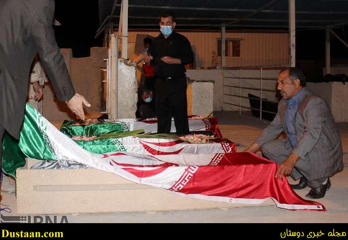 www.dustaan.com-تصاویر: ورود پیکر شهدای حادثه تروریستی کرکوک به کشور