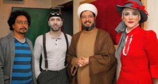 آقازاده روحانی در کنار ویشکا آسایش