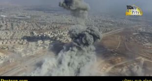 تصاویر هوایی از عملیات انتحاری تروریستها در حلب+تصاویر