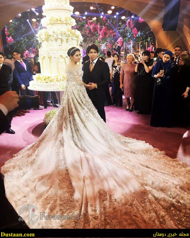 تصاویر/ گرانترین عروسی جهان