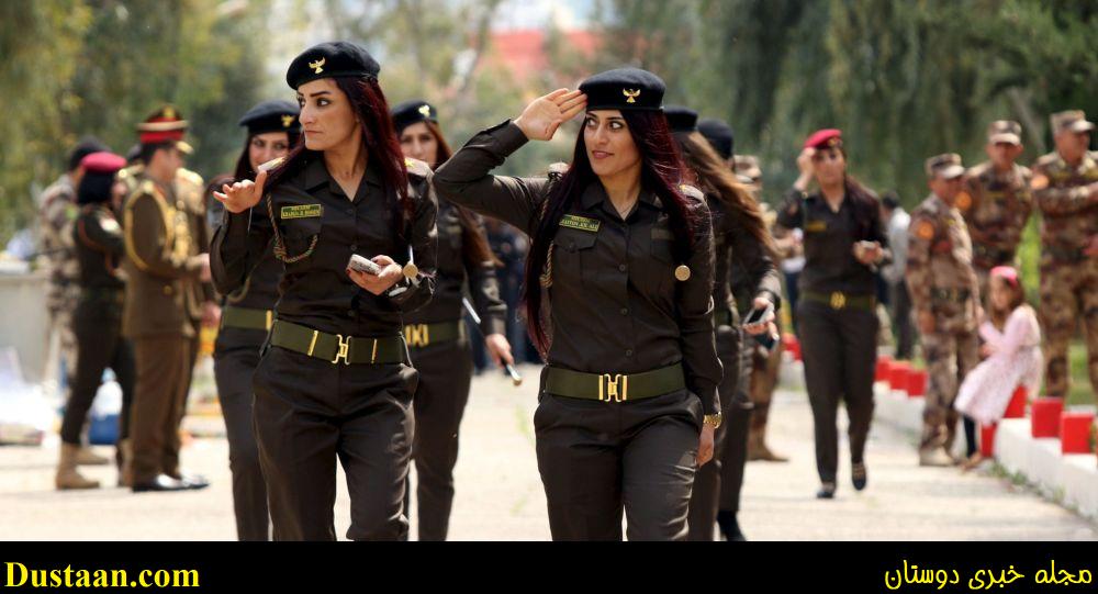 دسته زنان کرد پیشمرگه