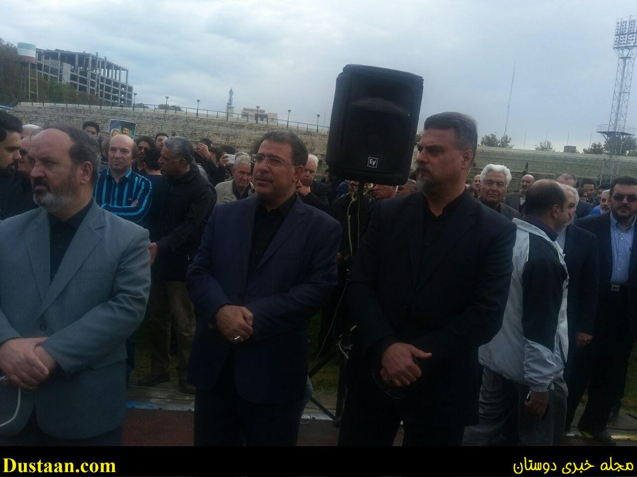 لحظه به لحظه با مراسم تشییع پیکر منصور پورحیدری +عکس و فیلم