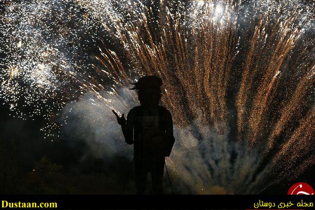 مجسمه ترامپ و کلینتون به آتش کشیده شد +تصاویر مجسمه ترامپ و کلینتون به آتش کشیده شد +تصاویر