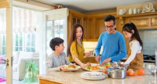 family-preparing-dinner