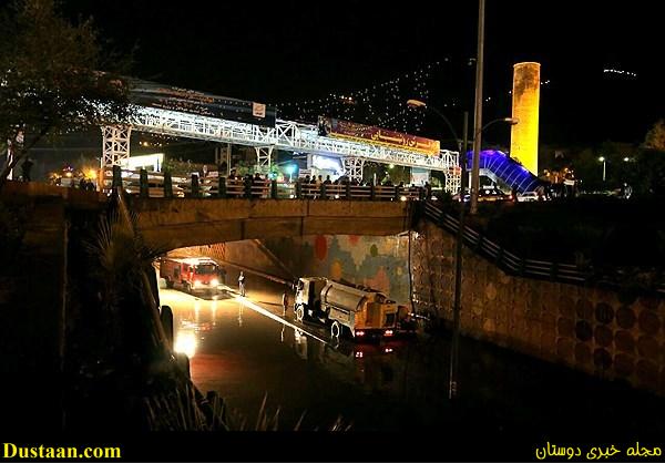 www.dustaan.com-گزارش تصویری : سیل و تگرگ در خرم آباد