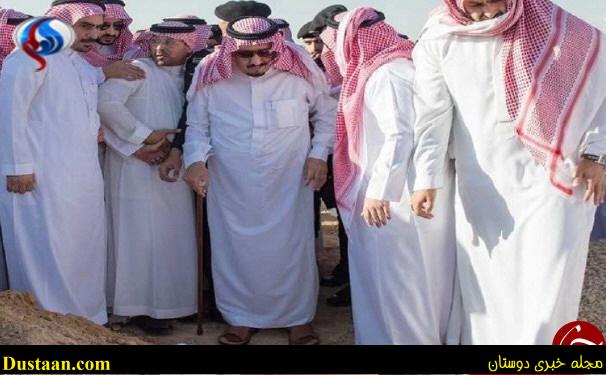 www.dustaan.com-پادشاه ال سعودبه گورستان رفت +عکس