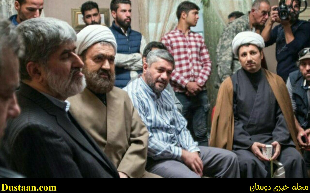 www.dustaan.com-گریم جالب بازیگر نقش آیت الله هاشمی رفسنجانی در «معمای شاه»