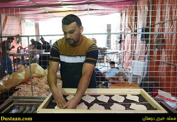 www.dustaan.com-تصاویری از آماد سازی غذای زائرین اربعین در کربلا