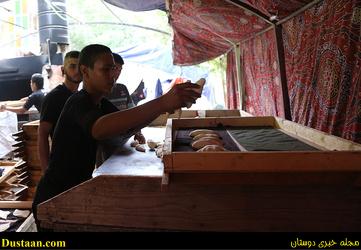 www.dustaan.com-تصاویری از آماد سازی غذای زائرین اربعین در کربلا