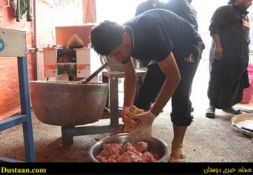 www.dustaan.com-تصاویری از آماد سازی غذای زائرین اربعین در کربلا