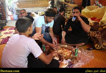 www.dustaan.com-تصاویری از آماد سازی غذای زائرین اربعین در کربلا