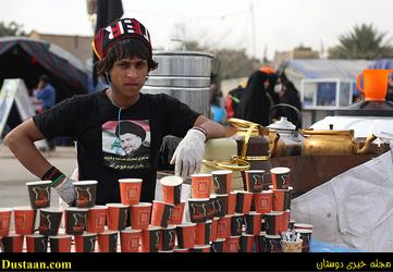 www.dustaan.com-تصاویری از آماد سازی غذای زائرین اربعین در کربلا