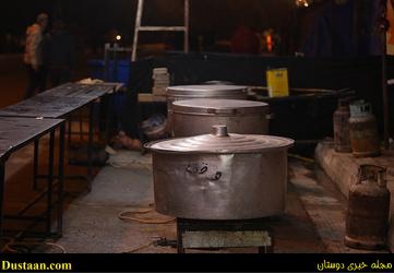 www.dustaan.com-تصاویری از آماد سازی غذای زائرین اربعین در کربلا