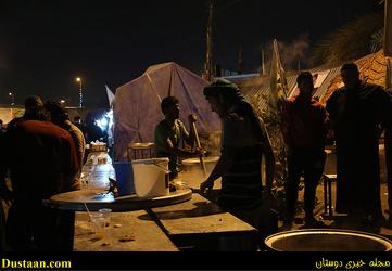 www.dustaan.com-تصاویری از آماد سازی غذای زائرین اربعین در کربلا