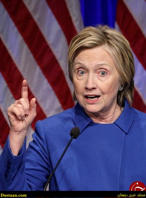 تفاوت آشکار چهره هیلاری کلینتون قبل و پس از انتخابات +تصاویر