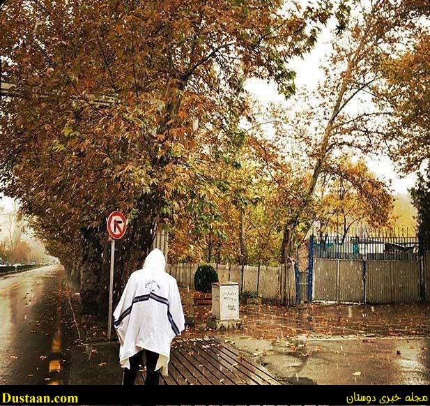 www.dustaan.com-گزارش تصویری از بارش برف و باران در تهران