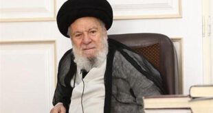 تصویر آیت الله موسوی اردبیلی درگذشت