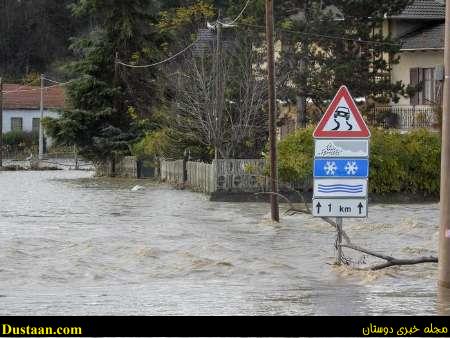 www.dustaan.com-با وقوع سیل، نیمی از ایتالیا به زیر آب رفت! +تصاویر