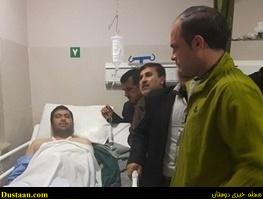 www.dustaan.com-علی سامره در بیمارستان بستری شد +عکس