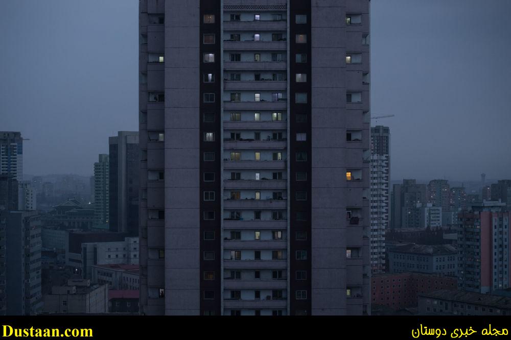 منظره آسمانخراش های پیونگ یانگ