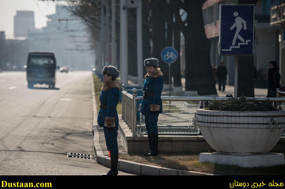پلیس های زن در خیابان های پیونگ یانگ