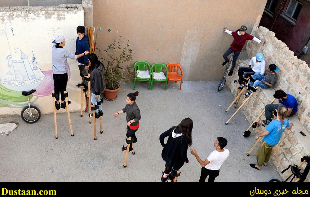 www.dustaan.com-حضور آوارگان سوری در سیرک های ترکیه برای سیر کردن شکم! +تصاویر