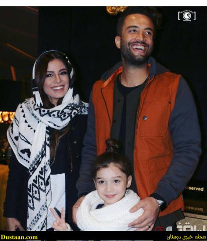 بنیامین بهادری در کنار همسرش شایلی و دخترش + تصاویر 1