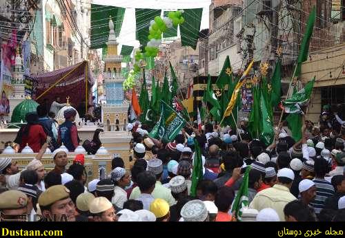 www.dustaan.com-تصاویر: جشن میلاد پیامبر اکرم (ص) در هندوستان