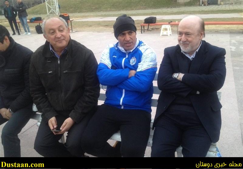 افتخاری در تمرین استقلال