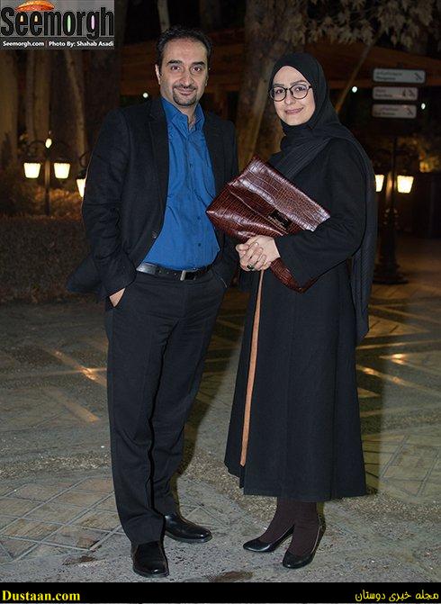 نیما کرمی و همسرش زینب زارع در اکران فیلم یک روز طولانی
