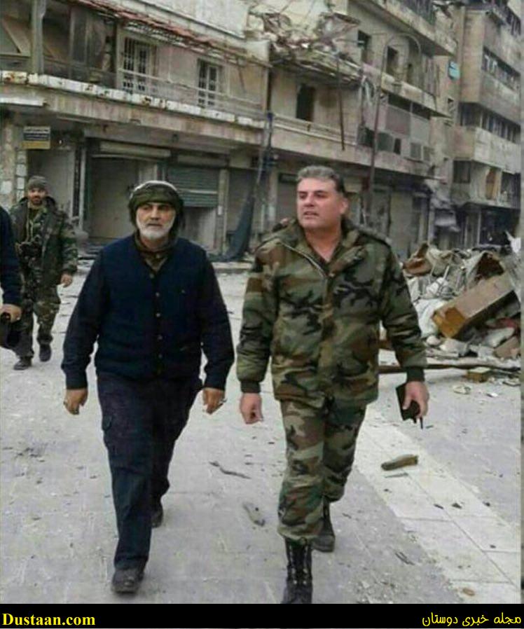 www.dustaan.com-عکس: سردار قاسم سلیمانی در حلب