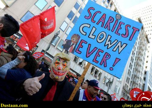 تظاهرات گسترده علیه ترامپ در کالیفرنیا و فلوریدا+ تصاویر