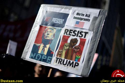 تظاهرات گسترده علیه ترامپ در کالیفرنیا و فلوریدا+ تصاویر