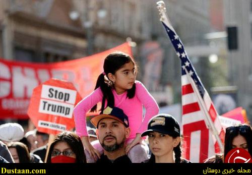 تظاهرات گسترده علیه ترامپ در کالیفرنیا و فلوریدا+ تصاویر