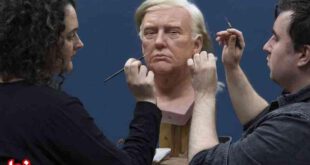 ساخت مجسمه حیرت‌انگیز ترامپ