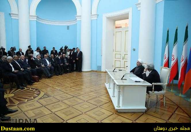 www.dustaan.com-نشست مطبوعاتی روسای جمهور ایران و ارمنستان