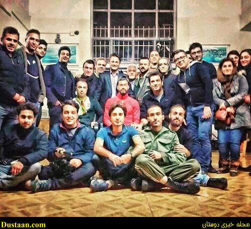 عکس یادگاری بازیکن پرسپولیس با بازیگر و خواننده مشهور عکس یادگاری بازیکن پرسپولیس با بازیگر و خواننده مشهور