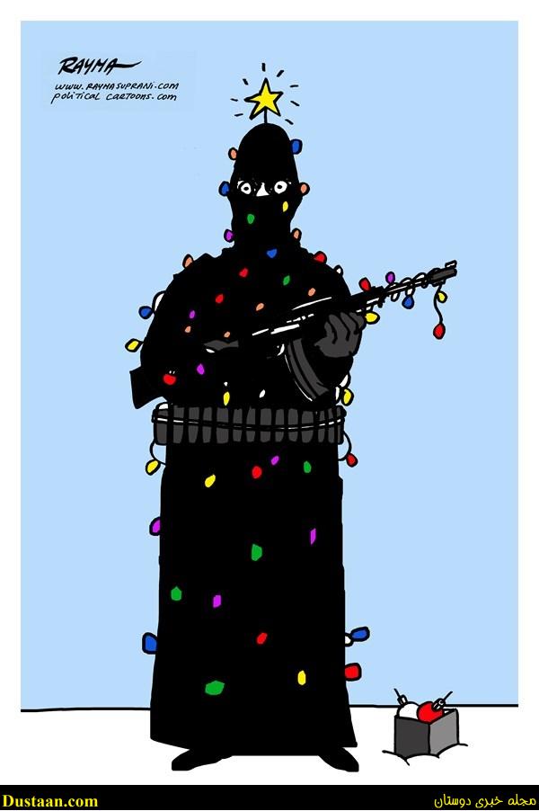 www.dustaan.com-عکس: این هم از کریسمس داعش!