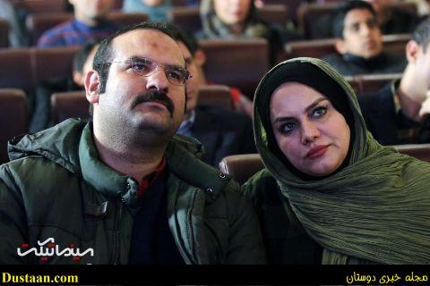 نرگس آبیار و همسرش در جشن مجله چلچراغ